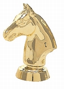 Gold 2" Horse Head Trim