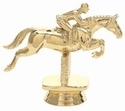 Gold  3 1/2" Jumping Horse figure