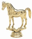 Gold 3 3/4" Arabian Horse Figure