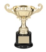 6 1/2" GOLD METAL CUP