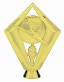 Gold 5-1/2" Baseball Scene figure