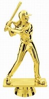 Gold 5-1/4" Female Softball Figure