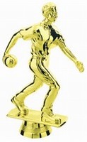 Gold  5" Male Bowler figure