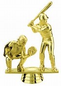 Gold 5" Male Double Baseball figure
