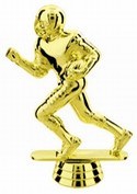 Gold 5" Football Runner figure