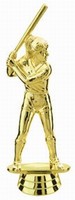 Gold 6" Female Softball figure