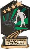5.5" - Bowling Graphic Sport Resin Award