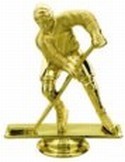 Gold 4" Male Hockey figure