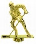 Gold 5 1/4" Male Hockey figure