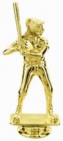 Gold 5-1/4" Female Softball figure