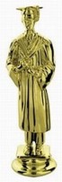 Gold 5" Male Graduate figure
