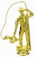 Gold  5-1/2" Fisherman Figure