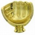 Gold 4" Softball Holder figure