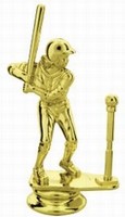 Gold 4-3/4" Female T-Ball figure