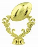 Gold 4-1/2" Football Figure