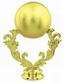 Gold 5" Baseball Figure