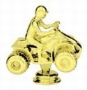 Gold 4" ATV figure