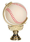 Gold 5" Spinning Soft - Baseball figure