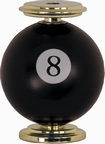 Gold 3 1/2" Spinning Soft - 8 ball Riser