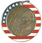 2" Stars & Stripes Medal - Swimming