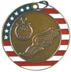 2" Stars & Stripes Medal - Track