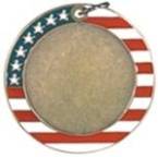2 1/2" Stars & Stripes Medal - Insert Holder