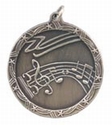 Shooting Star 1 3/4" Medal (Music)