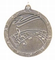 Shooting Star 2 1/2" Medal (Music)