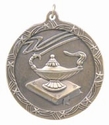 Shooting Star 2 1/2" Medal (Lamp of Knowledge)
