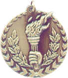 Millennium 1 3/4" Medal (Torch)