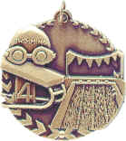 Millennium 1 3/4" Medal (Swimming)