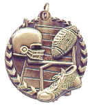 Millennium 1 3/4" Medal (Football)