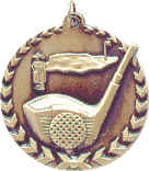 Millennium 1 3/4" Medal (Golf)