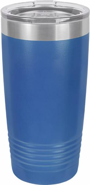 Royal Blue 20oz Polar Camel Vacuum Insulated Tumbler with Clear Lid