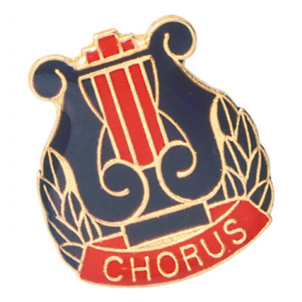 Chorus Novelty Music Lapel Pin