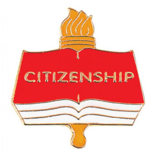 Citizenship Scholastic Lapel Pin