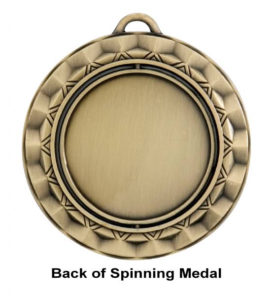 2 5/16" Spinner Series Victory Torch Award Medal #5