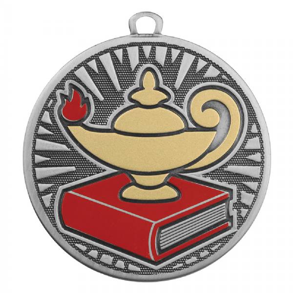 2 3/8" Lamp of Knowledge Velocity Series Award Medal #3