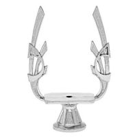 6 1/2" Silver Accent Trophy Riser