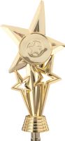 7 3/4" Gold Tristar 2" Insert Holder Figure