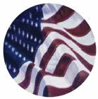American Flag 2" Holographic Insert