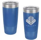 Royal Blue 20oz Polar Camel Vacuum Insulated Tumbler with Clear Lid