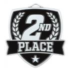 2 1/2" 2nd Place Shield Series Award Medal