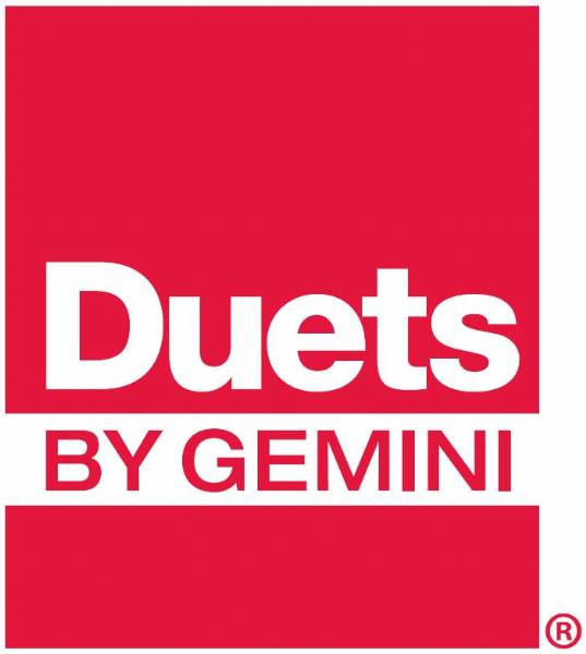 24" x 24" Gemini Duets XT Series Brushed Metal Engraving Plastic 8 Colors #10