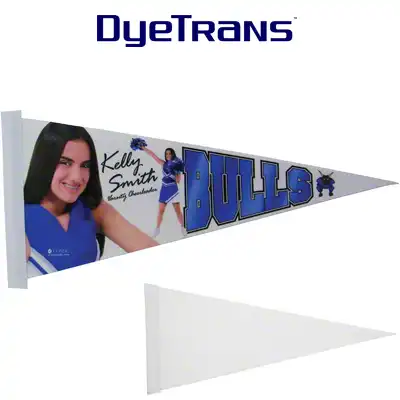 Sublimation Blank Felt Pennant - 8" x 18"