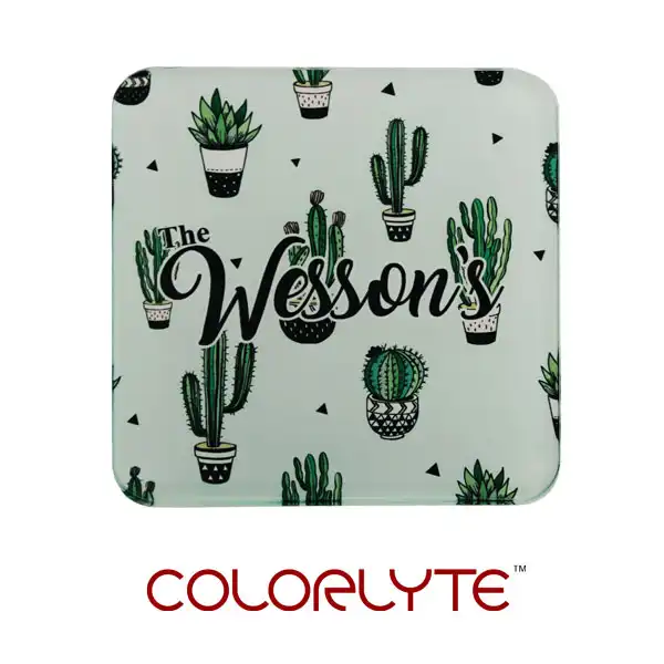 ColorLyte Sublimation Blank Acrylic Coaster - 3.75" - Square