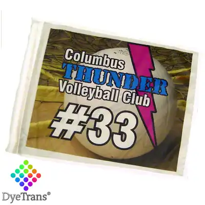 DyeTrans Sublimation Blank Car Flag - 11" x 14.5" - Single-Ply - No Pole