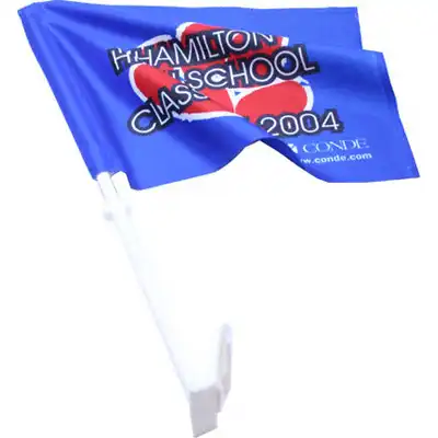 Sublimation Blank Flag - 11" x 14.5" - Single-Ply w/Pole