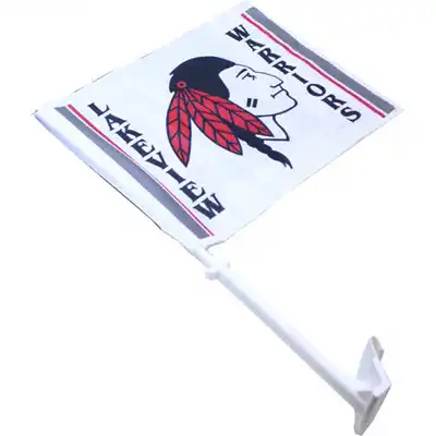 Sublimation Blank Flag - 7.5" x 10" - Single-Ply w/Pole