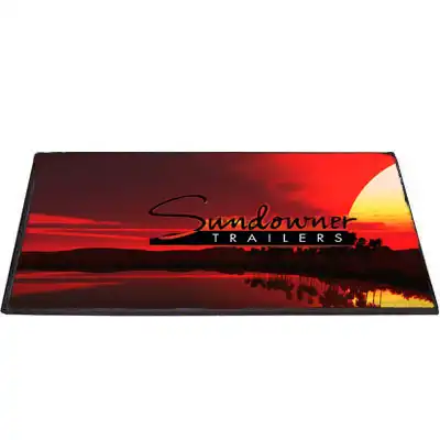 Sublimation Blank Floor Mat - 36" x 60" - Tufted Loop w/Black Edges